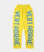 Vertabrae Double Logo Sweatpants Yellow