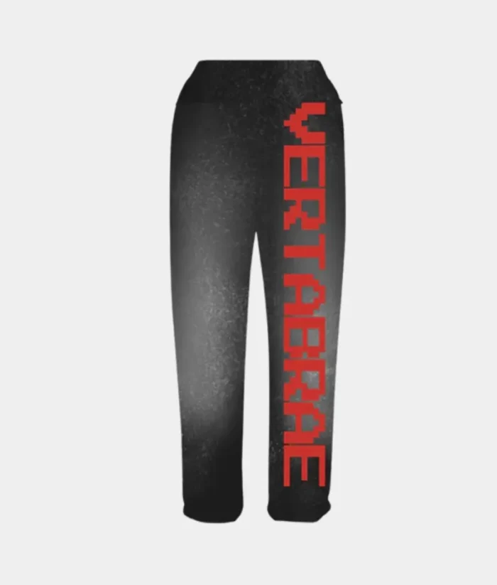 Vertabrae Logo Sweatpants Black/Red