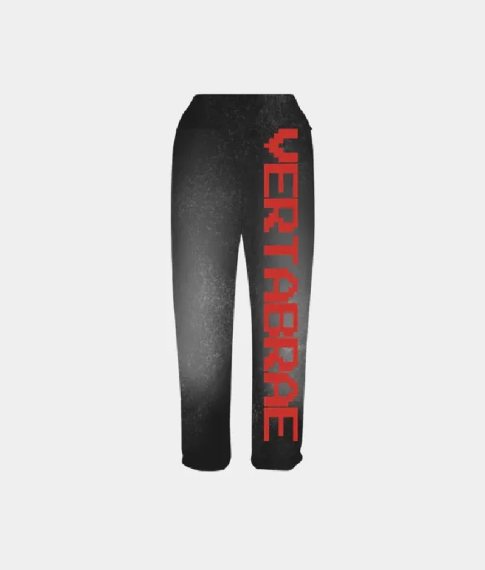 Vertabrae Logo Sweatpants Black/Red