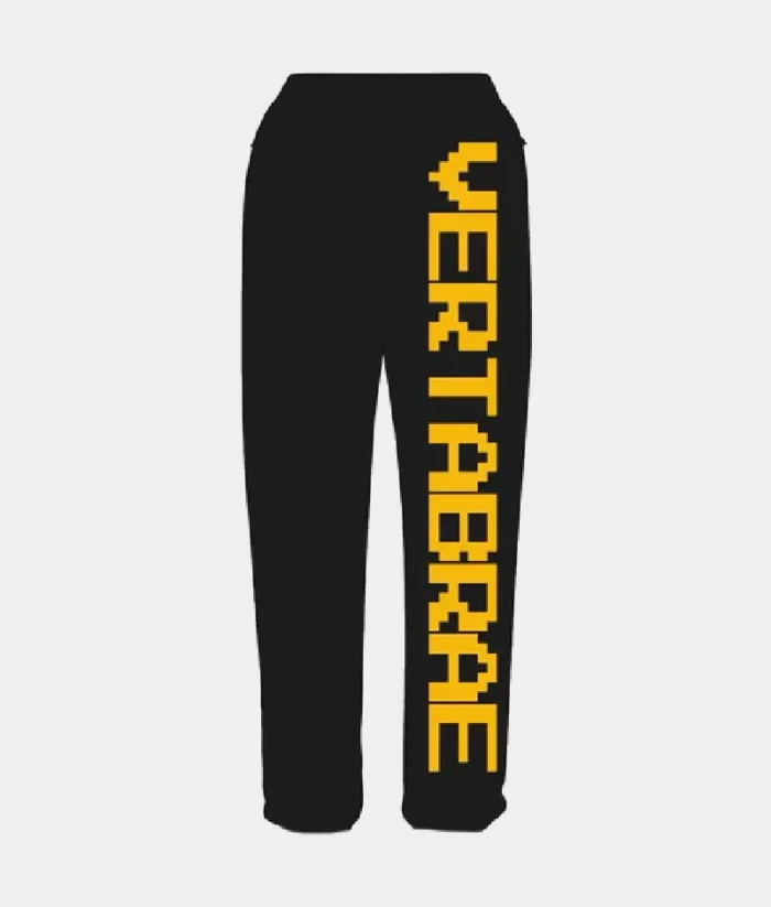 Vertabrae Logo Sweatpants Black/Yellow