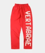 Vertabrae Logo Sweatpants Red