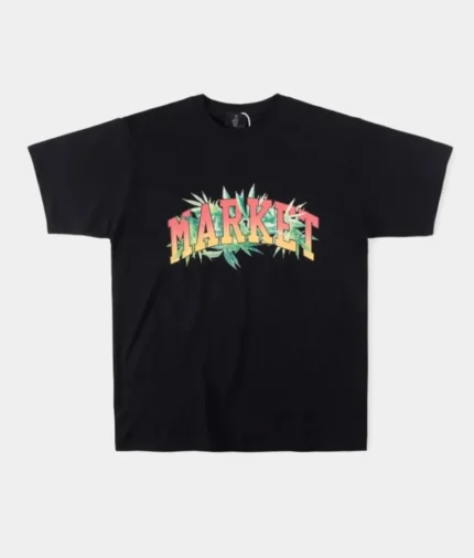 Vertabrae Market Logo T-Shirt Black